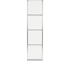 Garderobe Metall »CN3« mit 2 Klappenfächern und 2 Schubladen, weiß