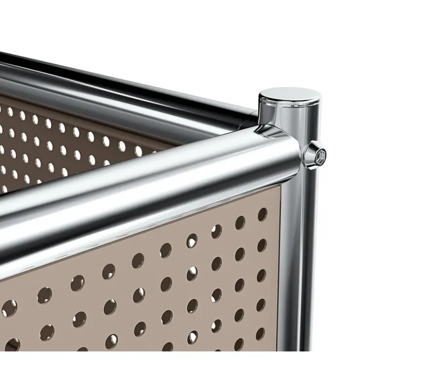 Garderobe Metall »CN3 Slim Line« mit 2 Klappenfächern, taupe