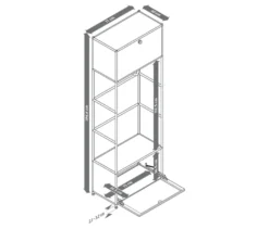 Garderobe Metall »CN3«, weiß