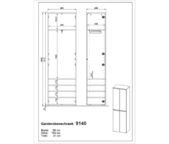 Garderobenschrank »Cormano«