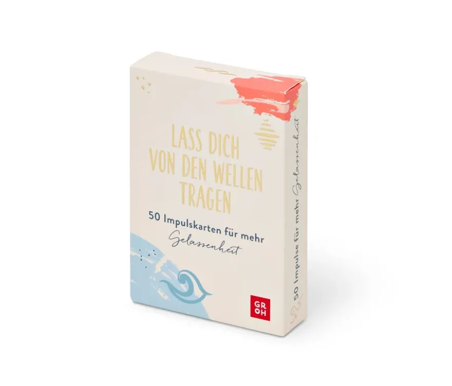 Gelassenheits-Karten-Set »Lass Dich von den Wellen tragen«