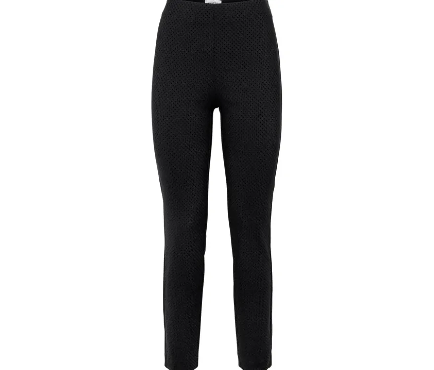 Gemusterte Jacquard-Stretchhose