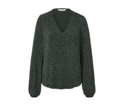 Gepunktetes Blusenshirt