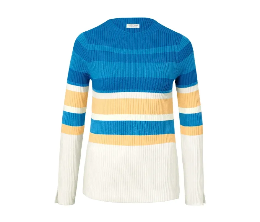 Gerippter Pullover