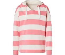 Gestreifter Hoodie