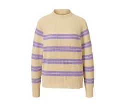 Gestreifter Strickpullover
