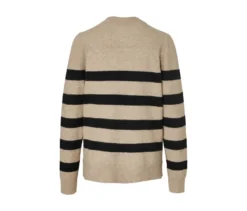 Gestreifter Strickpullover