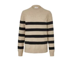 Gestreifter Strickpullover