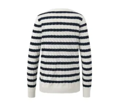 Gestreifter Strickpullover