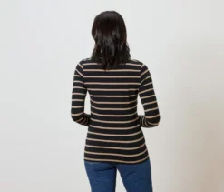 Gestreiftes Langarmshirt