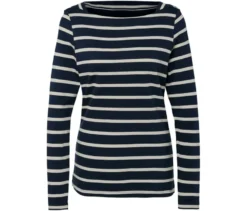 Gestreiftes Langarmshirt