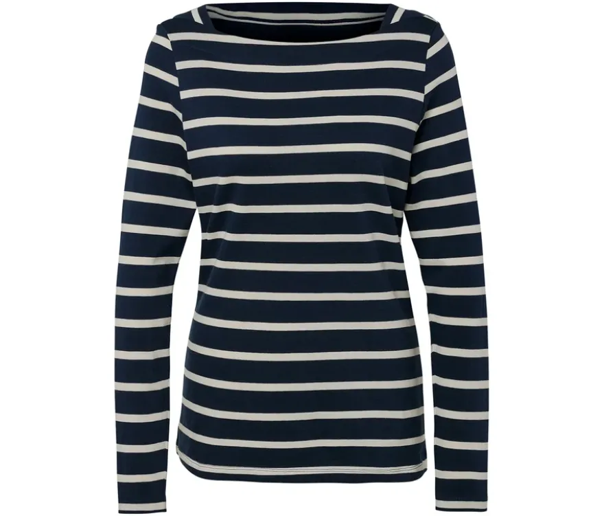 Gestreiftes Langarmshirt