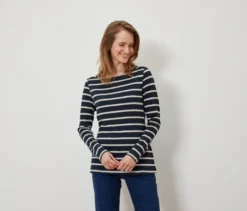 Gestreiftes Langarmshirt