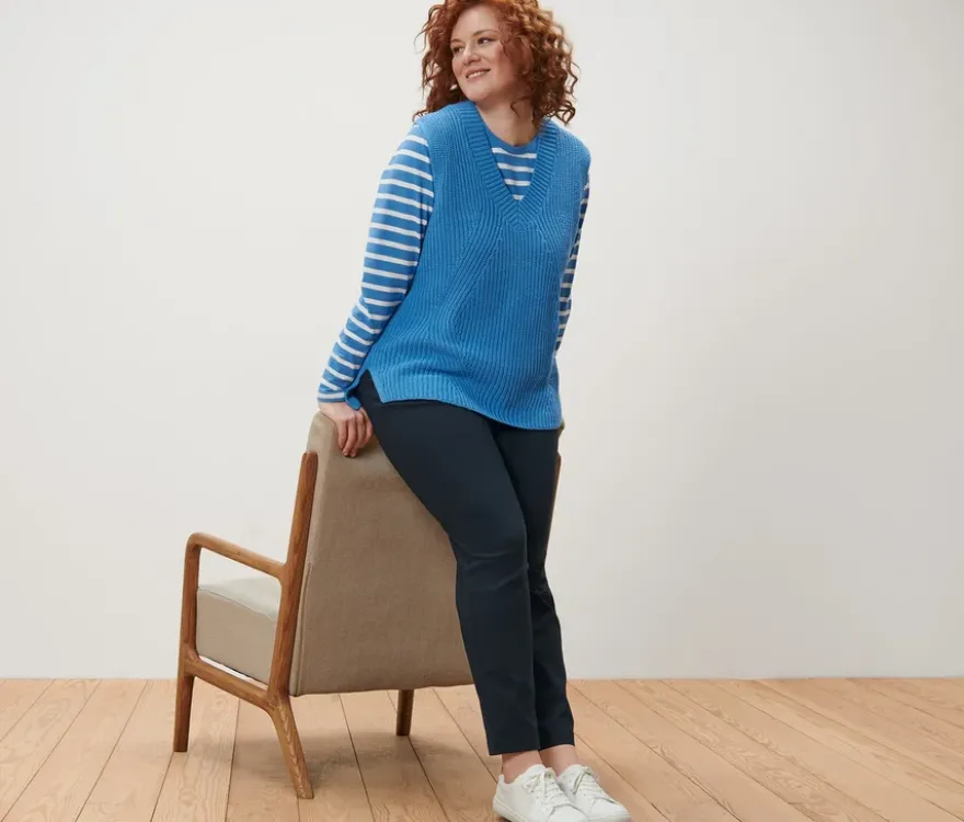 Gestreiftes Langarmshirt