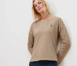 Gestreiftes Langarmshirt