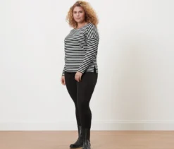Gestreiftes Langarmshirt