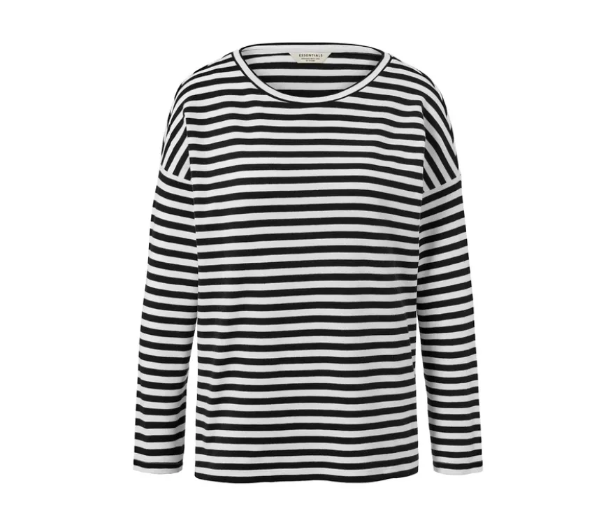 Gestreiftes Langarmshirt