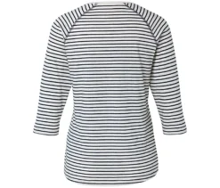 Gestreiftes Shirt mit 3/4-Arm