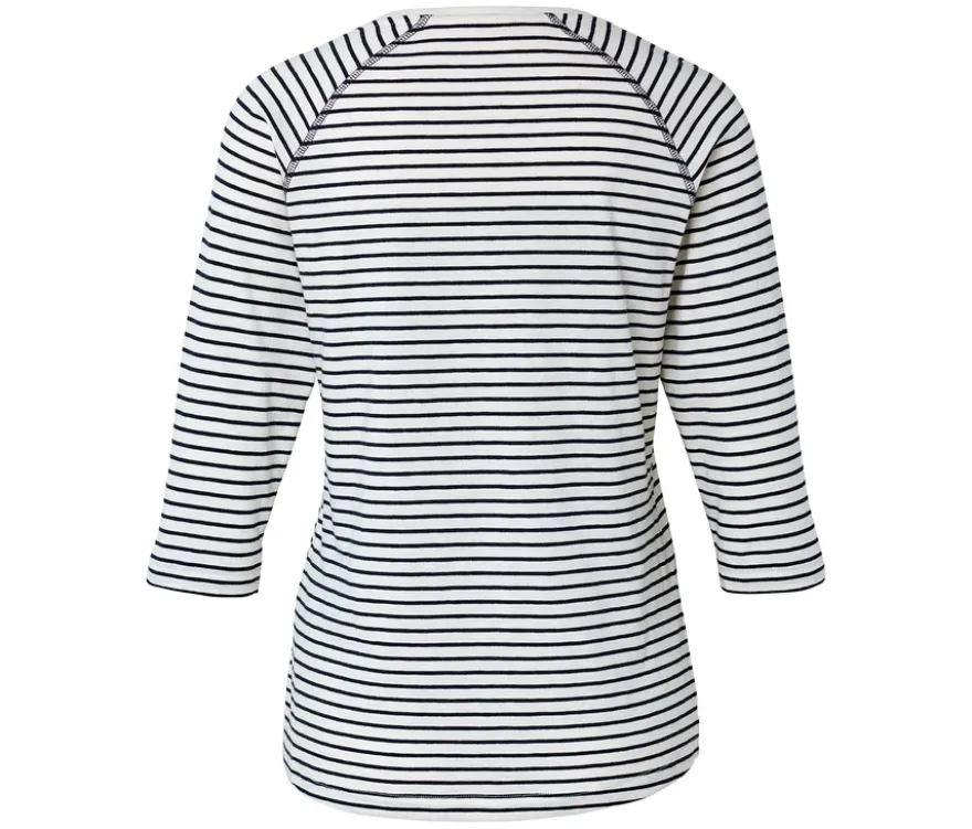 Gestreiftes Shirt mit 3/4-Arm