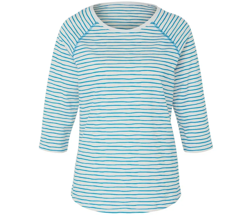Gestreiftes Shirt mit 3/4-Arm