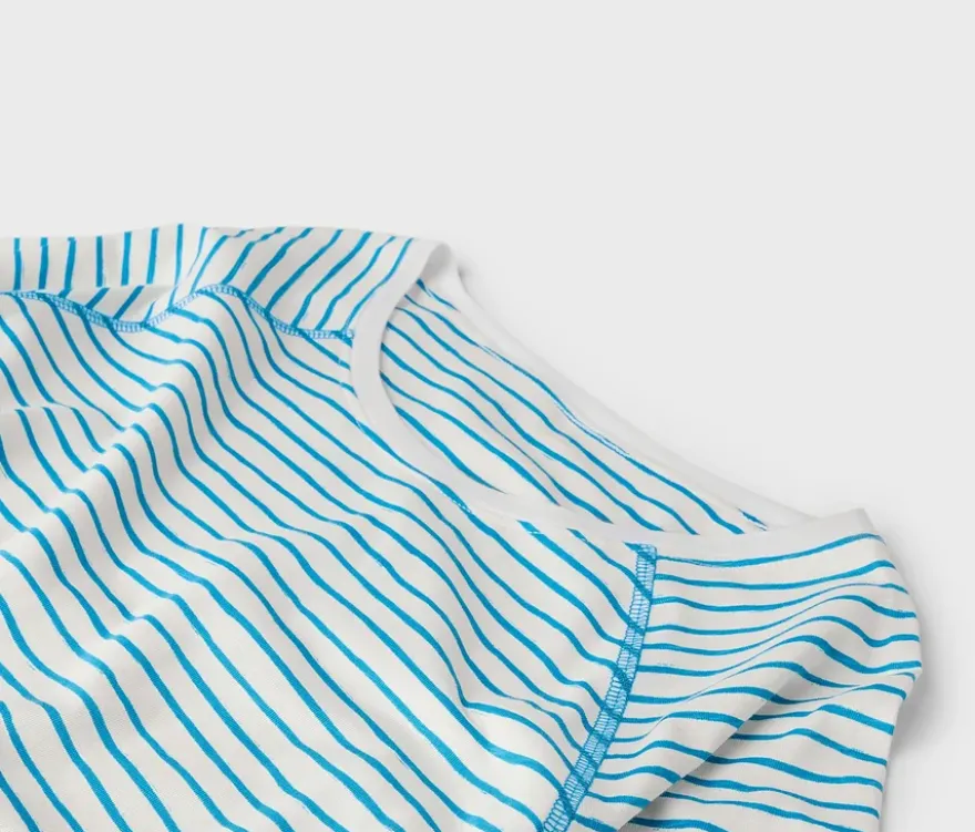 Gestreiftes Shirt mit 3/4-Arm