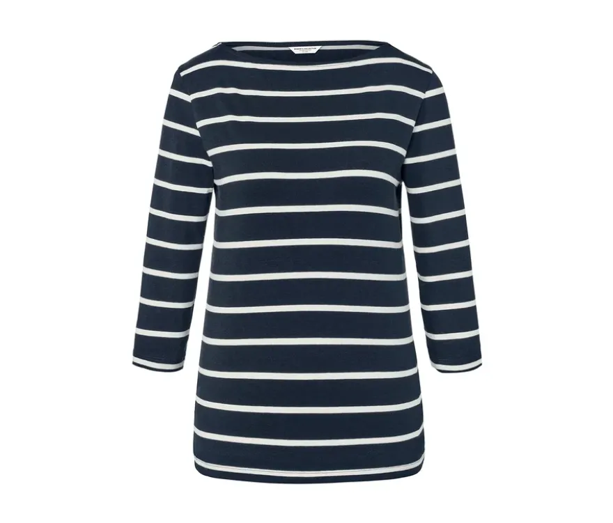Gestreiftes Shirt mit 3/4-Arm