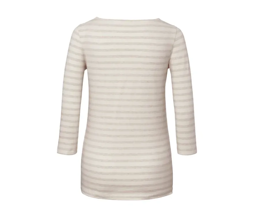Gestreiftes Shirt mit 3/4-Arm