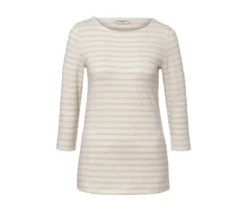 Gestreiftes Shirt mit 3/4-Arm