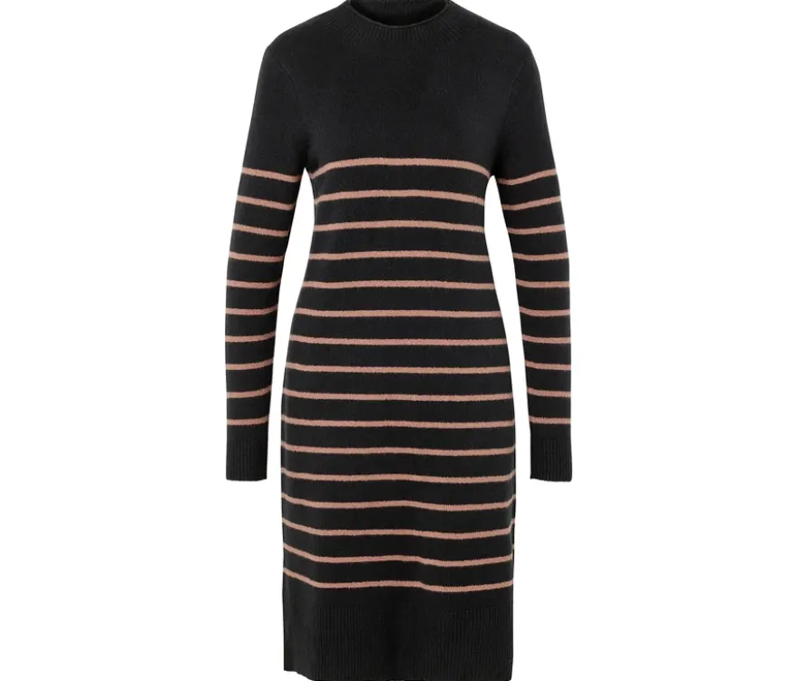 Gestreiftes Strickkleid