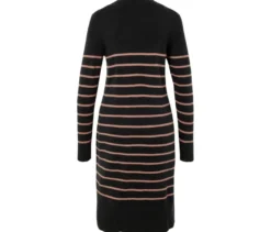 Gestreiftes Strickkleid