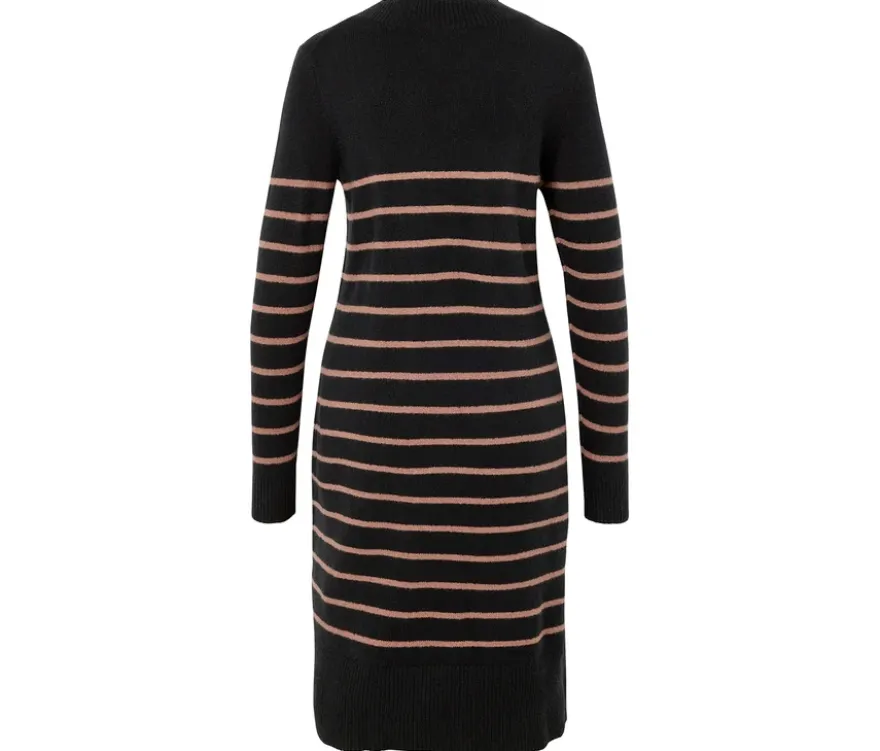 Gestreiftes Strickkleid
