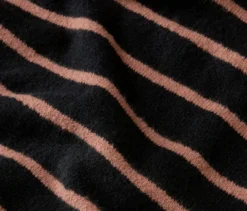 Gestreiftes Strickkleid