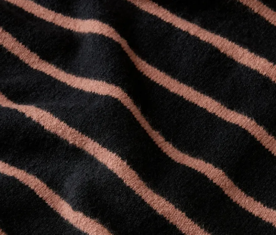 Gestreiftes Strickkleid