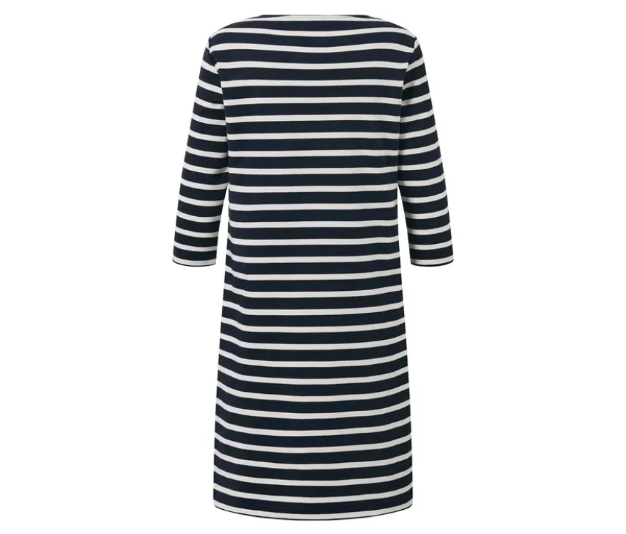 Gestreiftes Sweatkleid