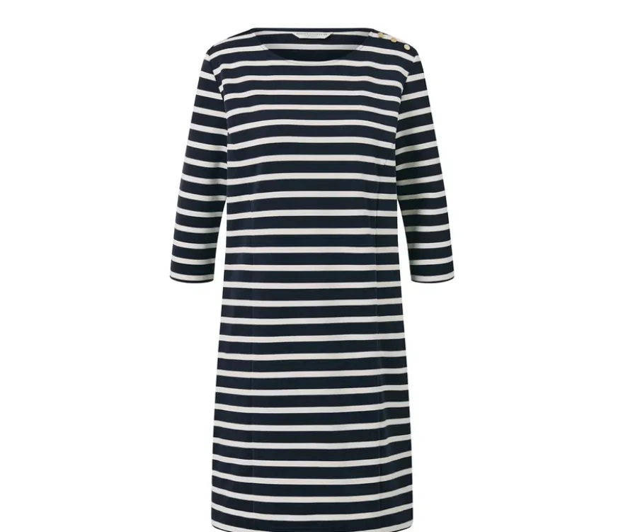 Gestreiftes Sweatkleid