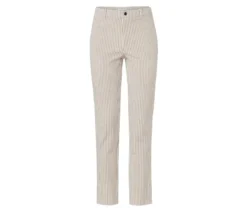 Gestreifte Stretch-Twill-Hose
