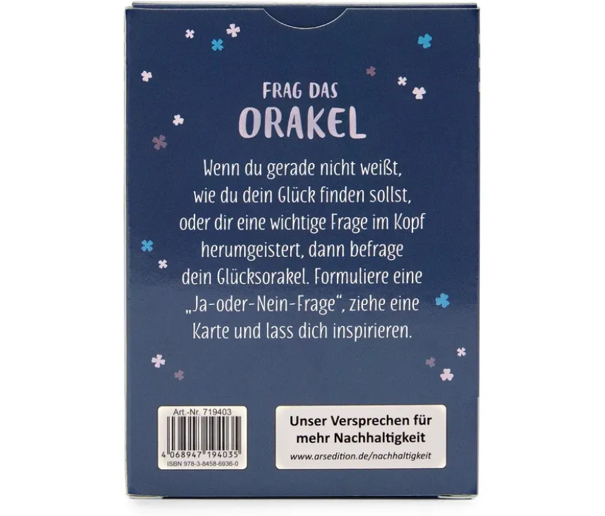 Glücks-Karten-Set »Frag das Orakel«