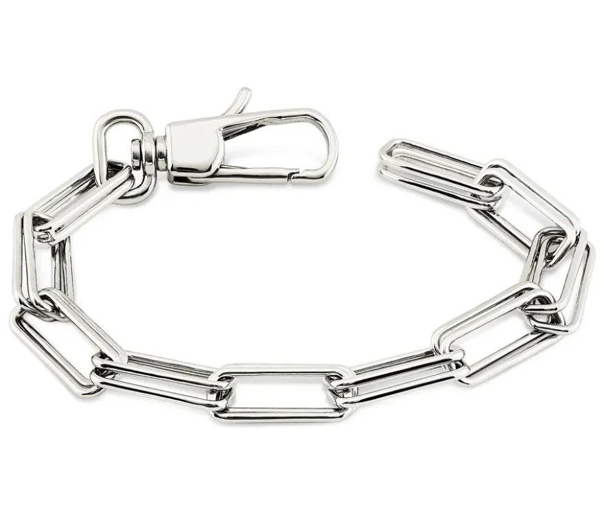 Gliederarmband, 925er Sterlingsilber, rhodiniert