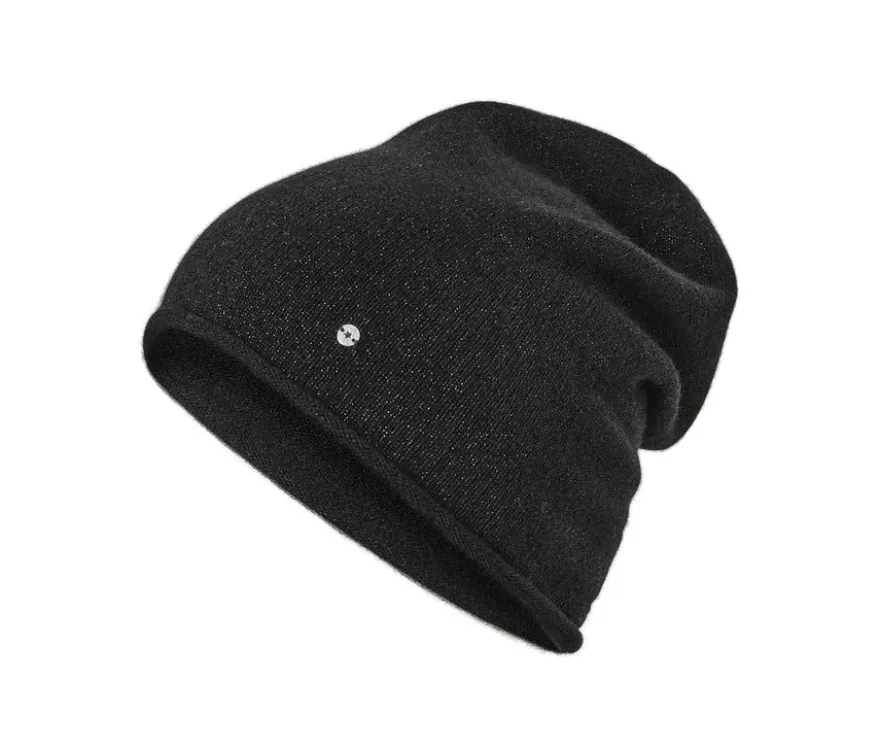 Glitzernde Feinstrick-Beanie