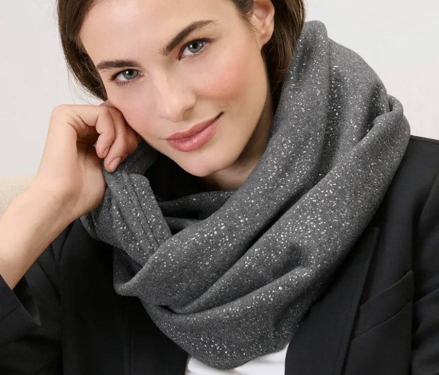 Glitzernder Fleece-Loop