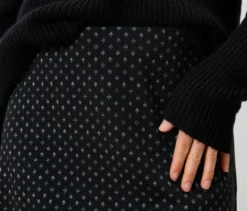 Glitzernder Jacquard-Rock