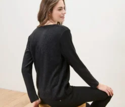 Glitzerndes Blusenshirt