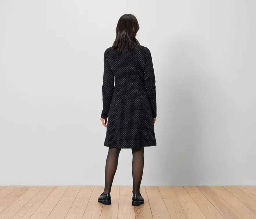 Glitzerndes Jacquard-Kleid
