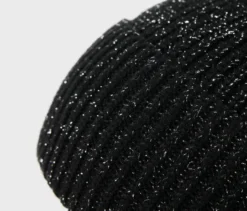 Glitzernde Strickmütze aus Viskose-Mix
