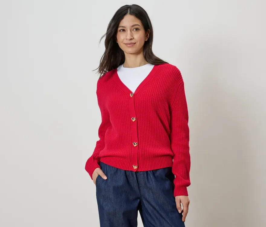 Grobstrick-Cardigan