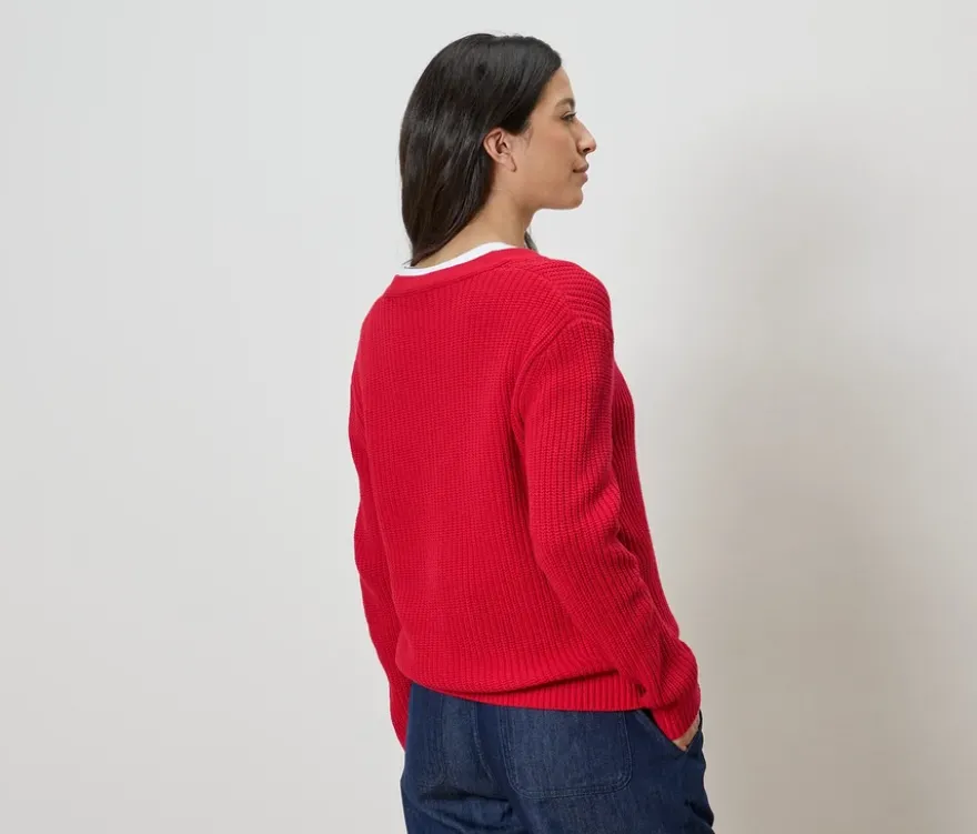 Grobstrick-Cardigan