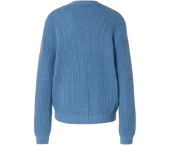 Grobstrick-Cardigan, blau