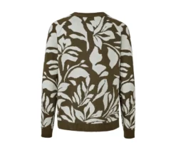 Grobstrick-Cardigan mit Jacquard