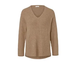 Grobstrickpullover, camel