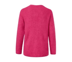 Grobstrickpullover, himbeere